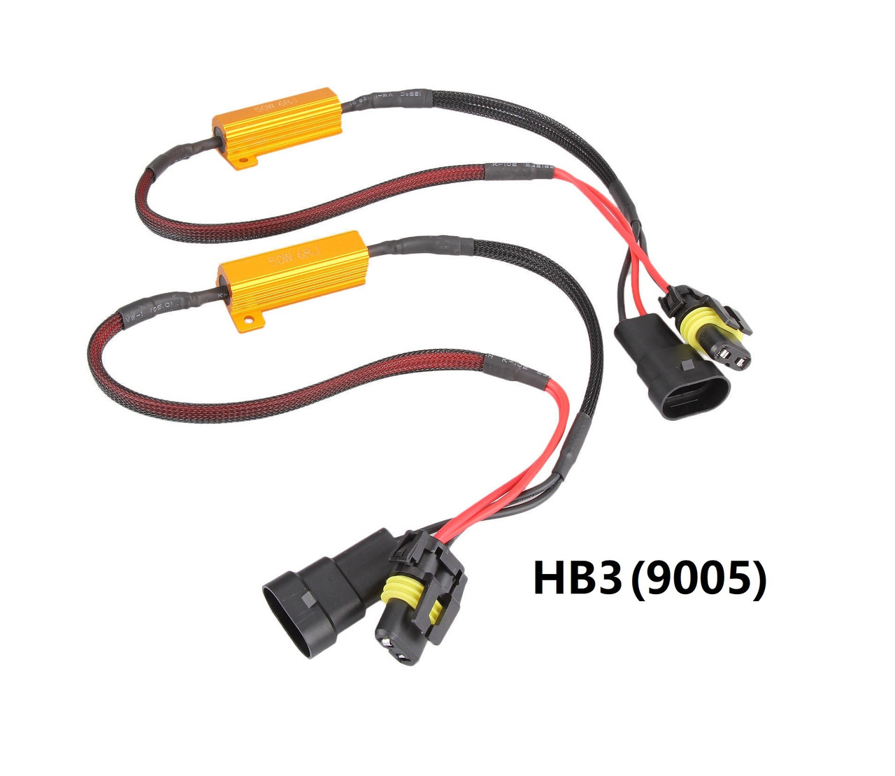 Обманка резистор HB3 (9005) для LED ламп 50 Вт 6 Ом (2 штуки комплект)