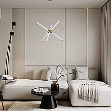 Бронзове підвіс-люстра в стилі арт деко (81-3155-1 AB), фото 3