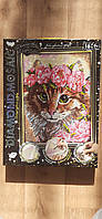 Набір творчості Алмазний живопис. DIAMOND MOSAIC ДАНКО ТІЙС" алмазна вишивка котик
