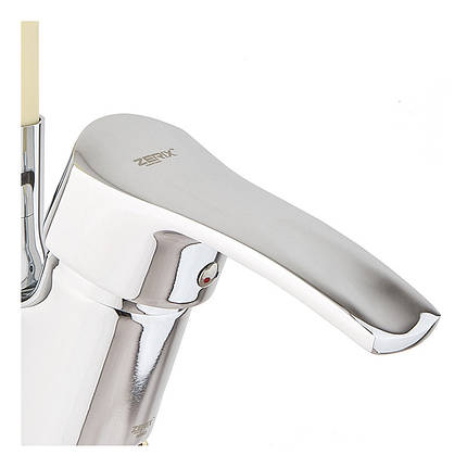 Кухонний змішувач із силіконовим виливом ZX YUB 279 Reflector Ivory, фото 3