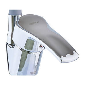 Змішувач для кухні ZX YUB 279 Reflector Gray із сірим гнучким виливом, фото 4