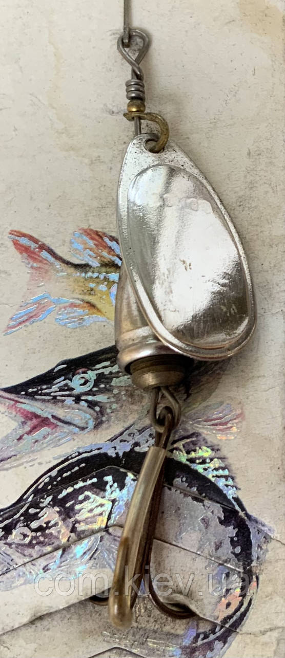 Блешня оберталка (вертушка) з серцевиною  Condor 6 г / 77 мм хром, фото 1