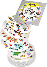 Настільна гра Spot it! Disney 100 Years of Wonder (Доббль Дісней 100 років чудес або Dobble Знайди це - Жовта) + УКР, фото 2