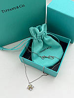 Підвіска Тіффані циркони срібло 925