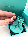 Набір Тіффані кільце та підвіска срібло 925, фото 4