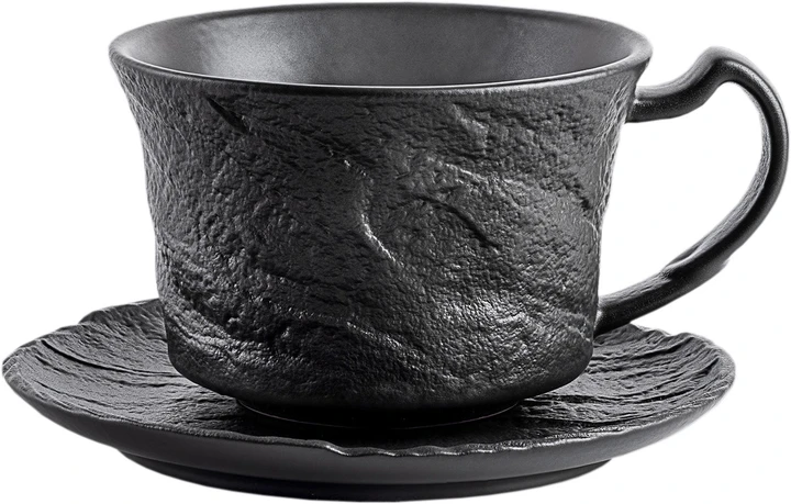 Кавовий набір порцеляновий Wilmax Slatestone Black 110 мл 4 предмети WL-661150/AB, фото 1