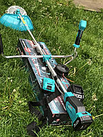 Аккумуляторный триммер GRAND АТГ-20 2В1 (бесщеточный, 2 аккумулятора 20 В, 4 Ач и зарядное)