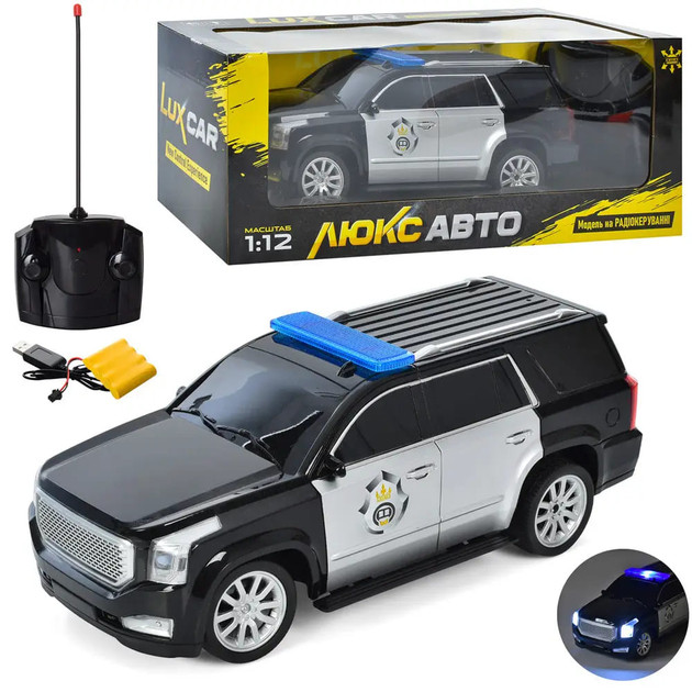 Авто р/к поліція 31 см, на аккум, світло/звук/резин,кол,, фото 1