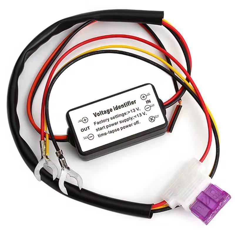 Блок реле підключення ДХО (денних ходових вогнів) для Led ламп 12v із запобіжником