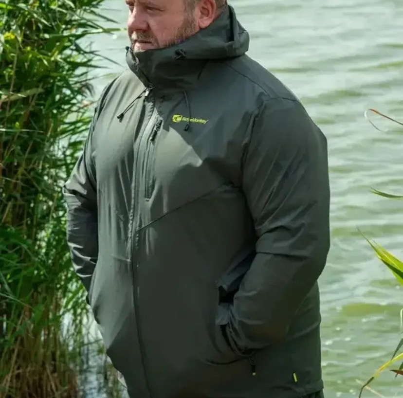 Куртка водонепроникна Ridge Monkey APEarel ThermaPro Waterproof Shell Coat Green