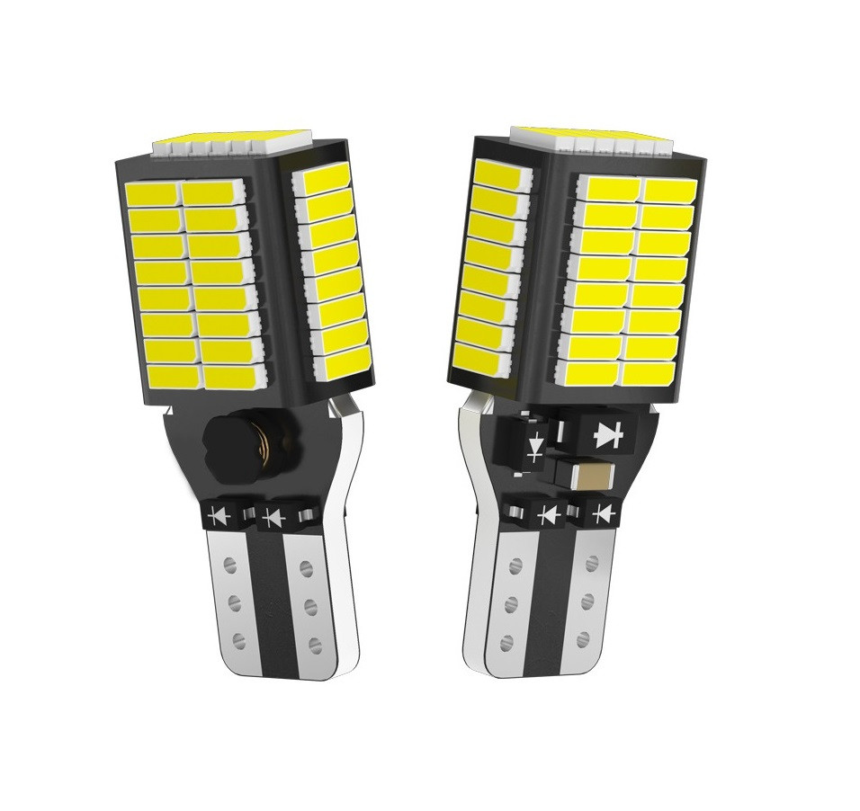 W16W T15 12V LED лампа заднього ходу з CANBUS обманка 2шт(пара)