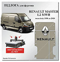 Підлога бус Renault Master L2 MWB (1998-2010) термо шумоізоляція підлоги бус