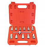 Набір для відкручування масляних пробок 12 ед Silver S10483, фото 2