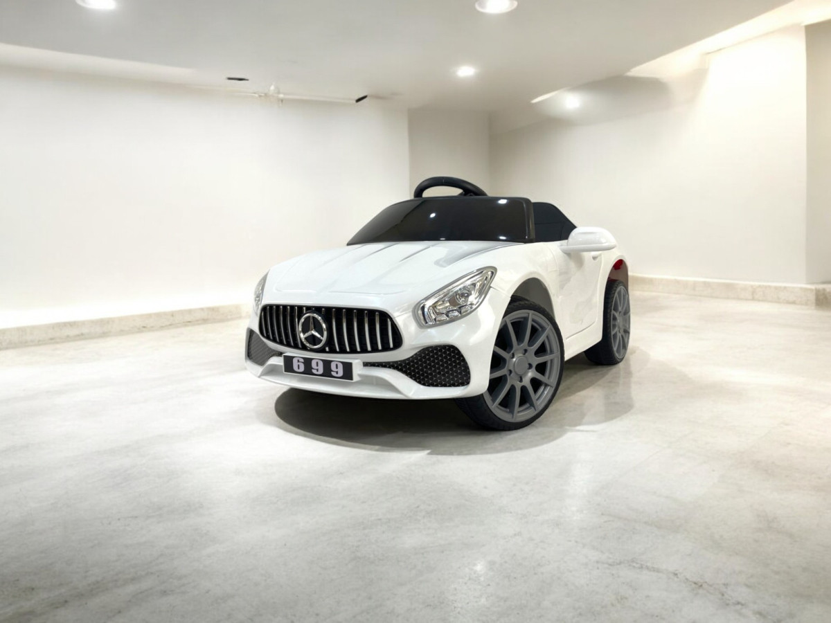 Дитячий електромобіль моделі Mercedes ECS001295 White / Білий