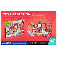Пазли 3D дитячі Пожежна Станція - 82 елементи 8022
