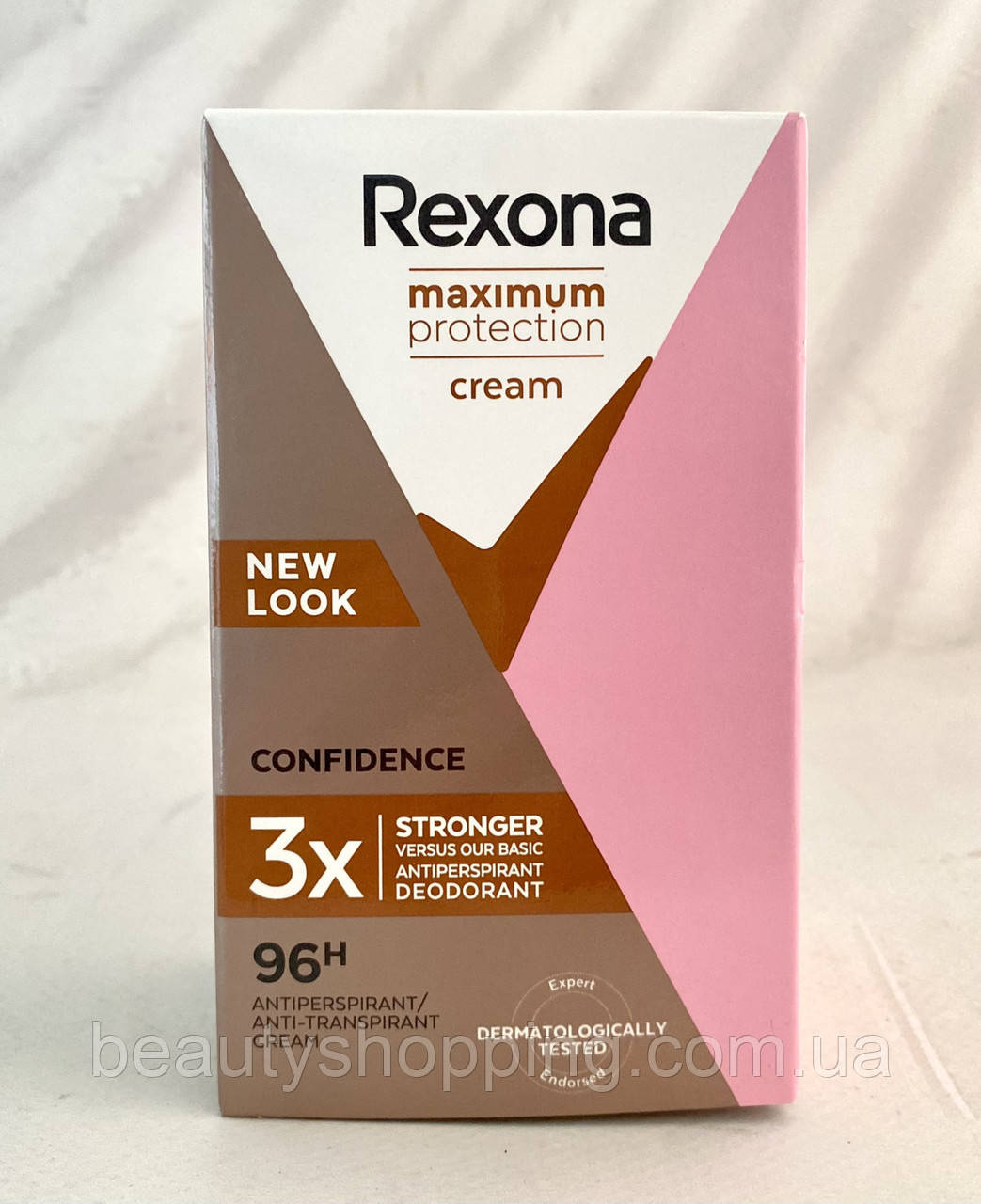 Рексона антиперспірант стіковий кремовий 96 годин захисту Rexona Confidence cream Maximum Protect