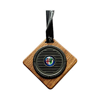 Підвісний ароматизатор на дзеркало з логотипом Alfa Romeo