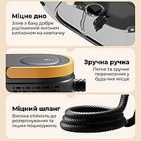 Портативний пароочисник з 4 насадками та регулятором температури. Паровий очищувач для дому (TC-SC-003), фото 5