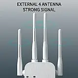 Ретранслятор AC1200, розширювач та підсилювач WiFi покриття. 2,4G 5G, фото 3
