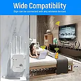 Ретранслятор AC1200, розширювач та підсилювач WiFi покриття. 2,4G 5G, фото 6
