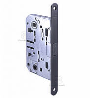 Замок магнітний для міжкімнатних дверей під фіксатор Ricardo Borelli WC 96 мм з відповідною планкою MB матовий чорний