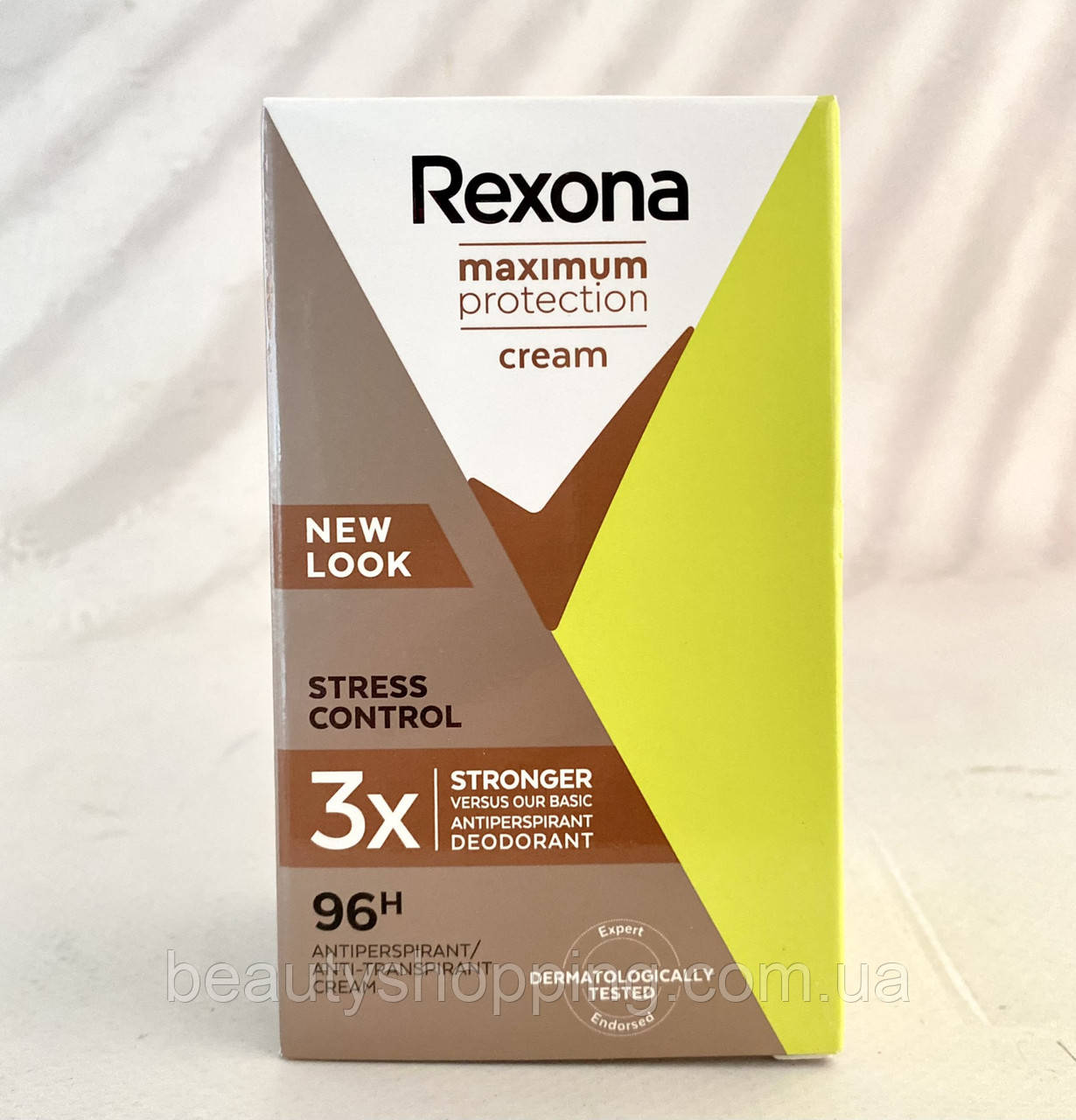 Рексона кремовий антиперспірант стиковий 96 годин захисту Rexona Stress Control Maximum Protection cream