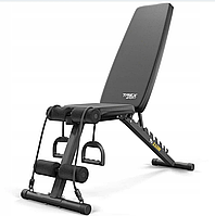 Регульована тренувальна лава Trex Sport TX-110B з еспандерами