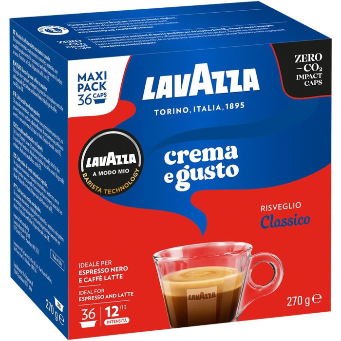 Кава в капсулах Lavazza A Modo Mio Crema e Gusto Classico (36 капсул)