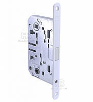 Замок магнітний для міжкімнатних дверей під фіксатор Ricardo Borelli WC 96 мм з відповідною планкою MW матовий білий