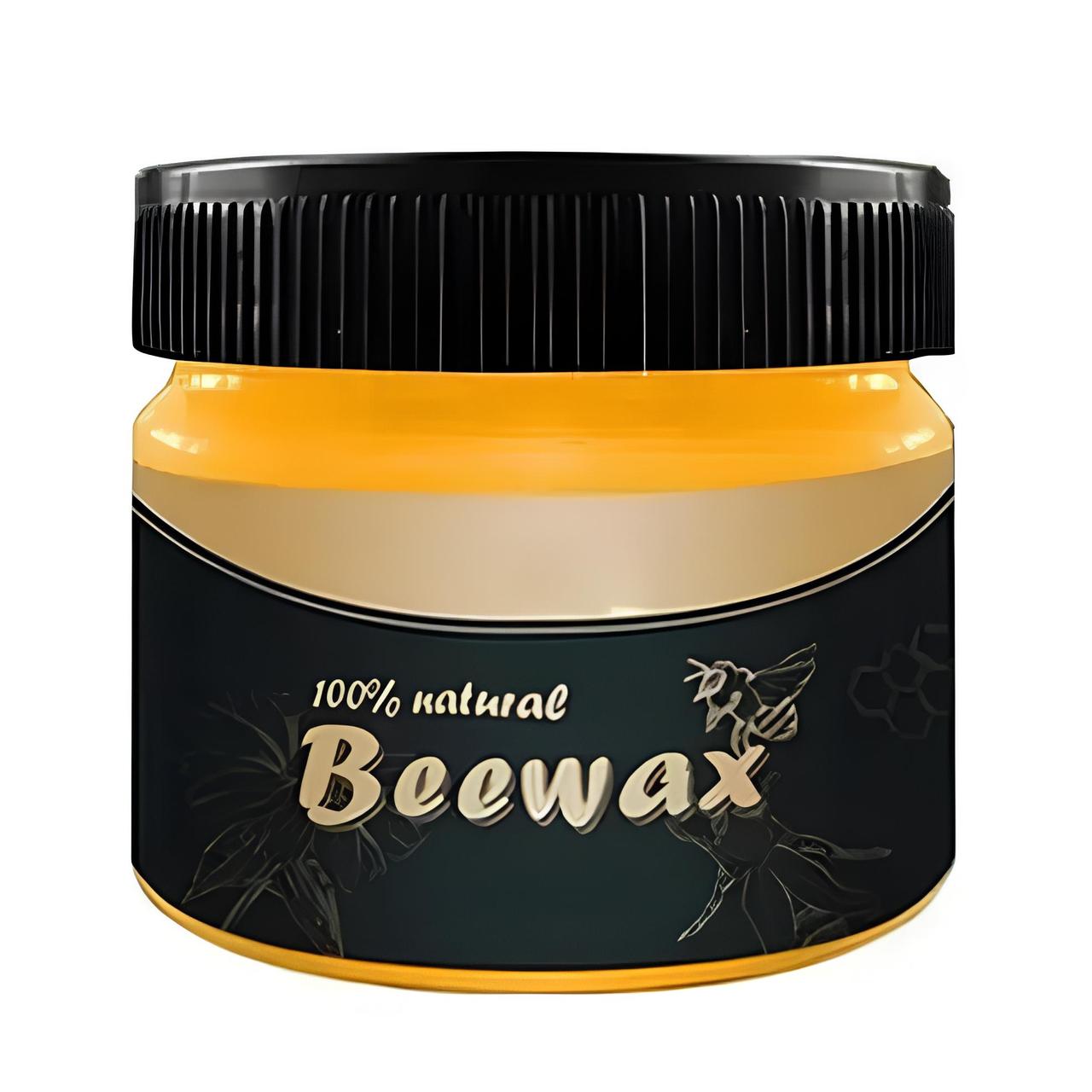 Натуральний поліроль для дерева BeeWax віск бджолиний, для відновлення зовнішнього вигляду дерева, 80g, фото 1