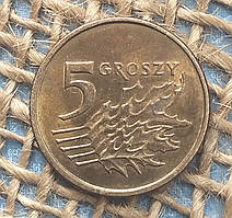 5 грошей 2000 року. Польща