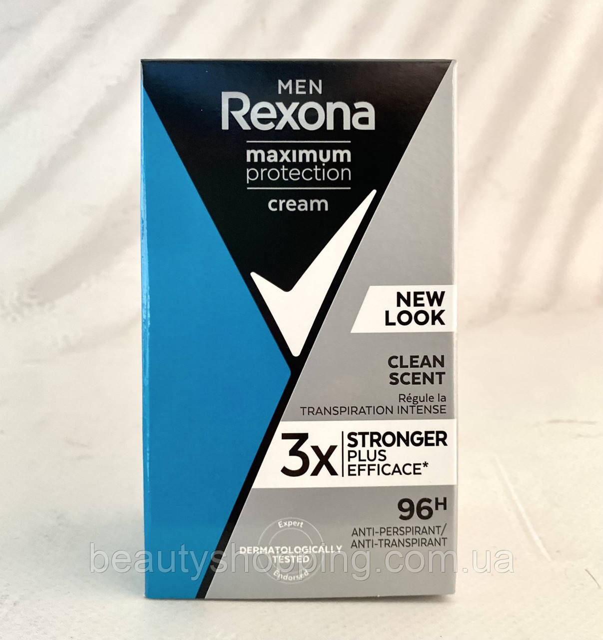 Рексона кремовий антиперспірант чоловічий Rexona men Clean Scent maximum protect cream