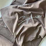 Готовий двоспальний комплект сатинової постільної білизни високої якості Розмір 2.0, фото 2