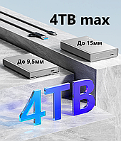 SATA для HDD 2.5" Зовнішня кишеня Blueendless BS-U23QC USB 3.1 Type C Original, фото 3