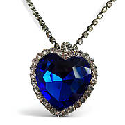 Кулон Серце Океану RESTEQ — підвіска у формі серця з фільму Титанік, стильна ювелірна прикраса для подарунка та колекції