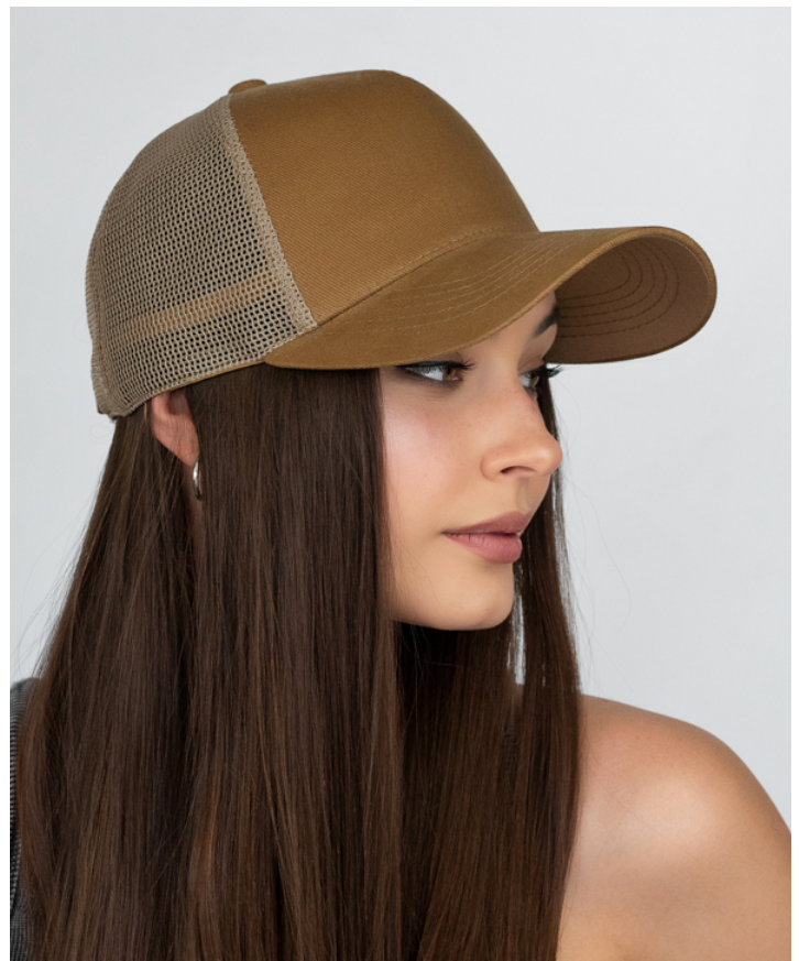 Бейсболка-трекерка жіноча літня із сіткою розмір 56-59 кемел, фото 1