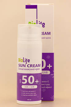 BioLife Сонцезахисний крем SPF 50, 100 мл