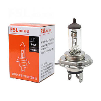 Галогенна лампа FSL H4 12V 60/55 Watt
