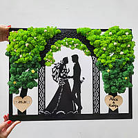 Романтична картина з закоханою парою - подаруногк молодятам на весілля