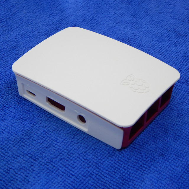 Стильный бело-красный корпус для Raspberry Pi 3 Model B/B+ из ABS-пластика
