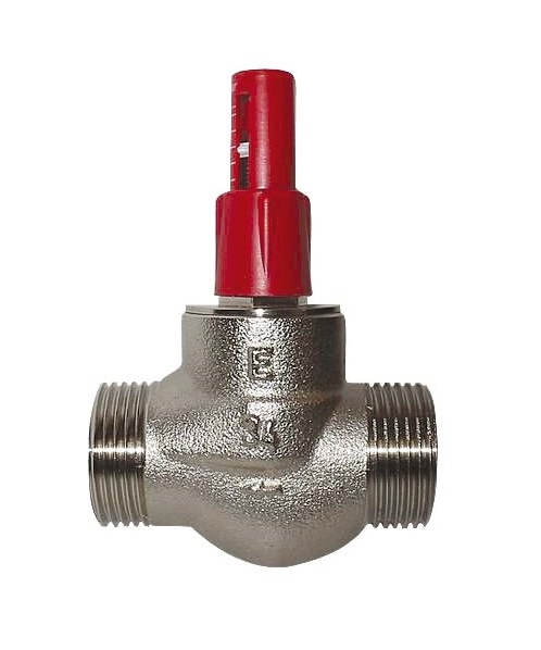 Клапан HERZ 1400432 перепускний, прохідний (прямий), штуцерний DN 20