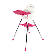 Стілець для годування арт 03220/3 DOLONI-TOYS рожевий Якість УКРАЇНСЬКЕ ВИРОБНИЦТВО