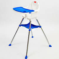 Стілець для годування арт 03220/1 DOLONI-TOYS блакитний Українська якість