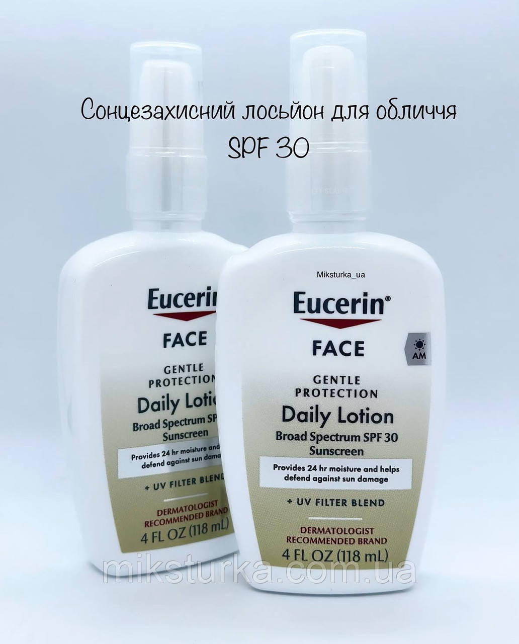 Сонцезахисний лосьйон для обличчя SPF 30 Eucerin 118 мл