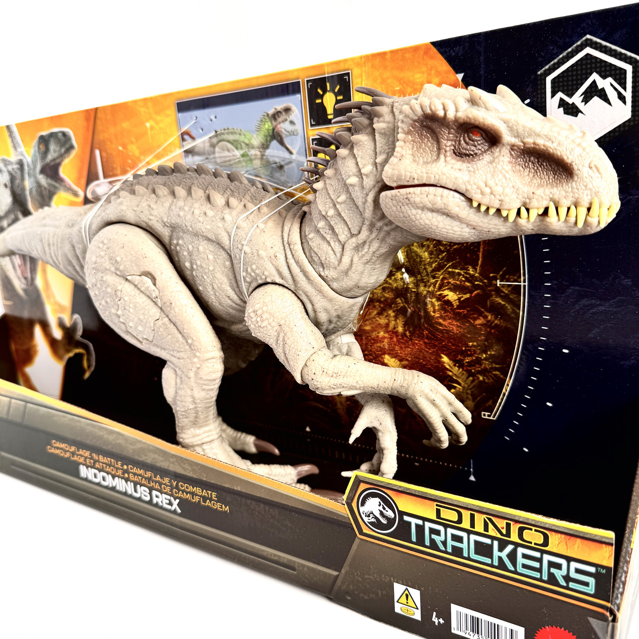 Динозавр Індомінус Рекс Вогні та Звуки 53 см Jurassic World Indominus Rex Mattel HNT64 HNT63