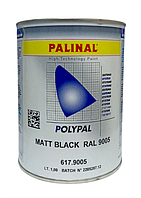 PALINAL Алкідна автоемаль RAL 9005 чорний мат, 1 л