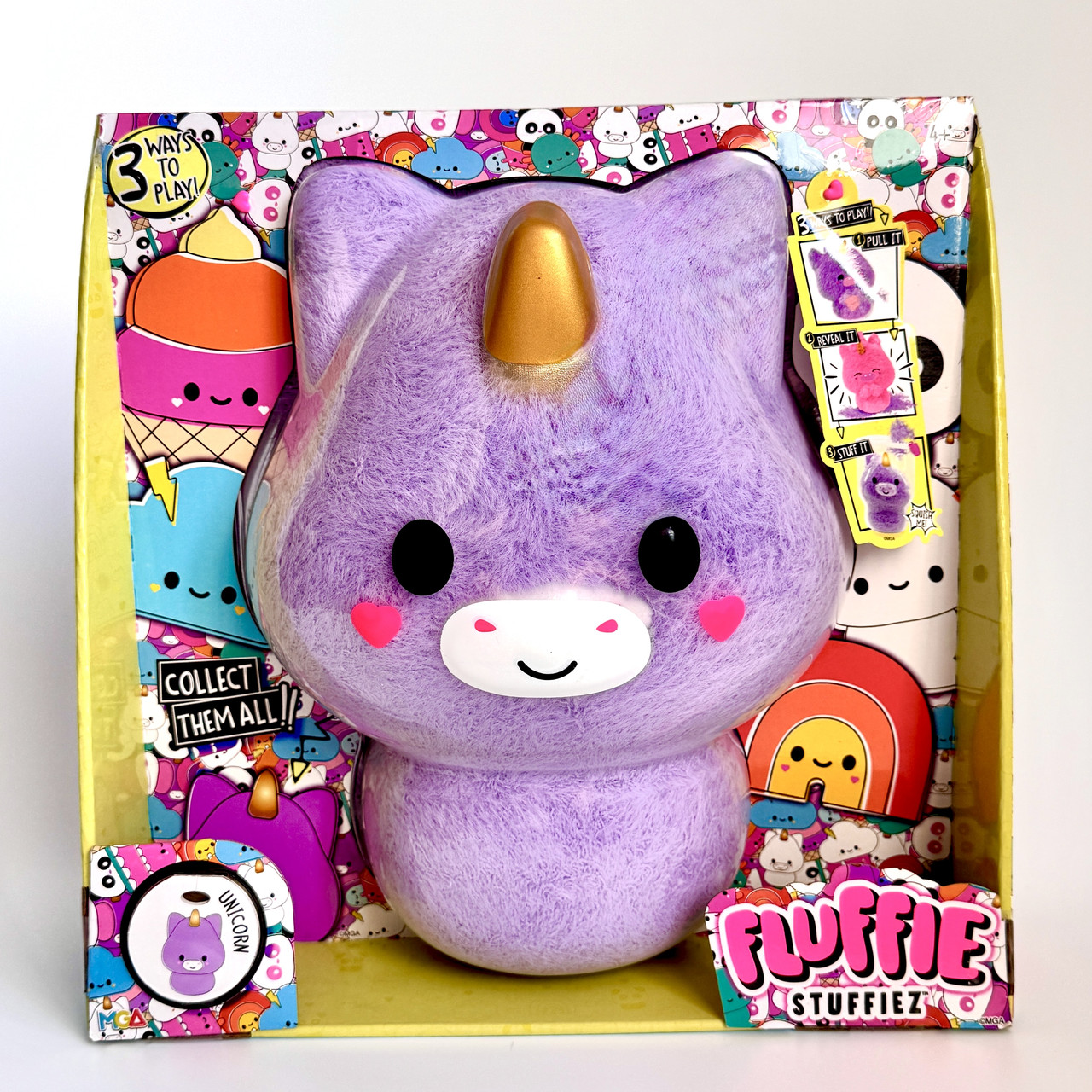 Великий Єдиноріг Fluffie Stuffiez 593447-3 Fluffie Stuffiez Large Plush Єдиноріг 594413