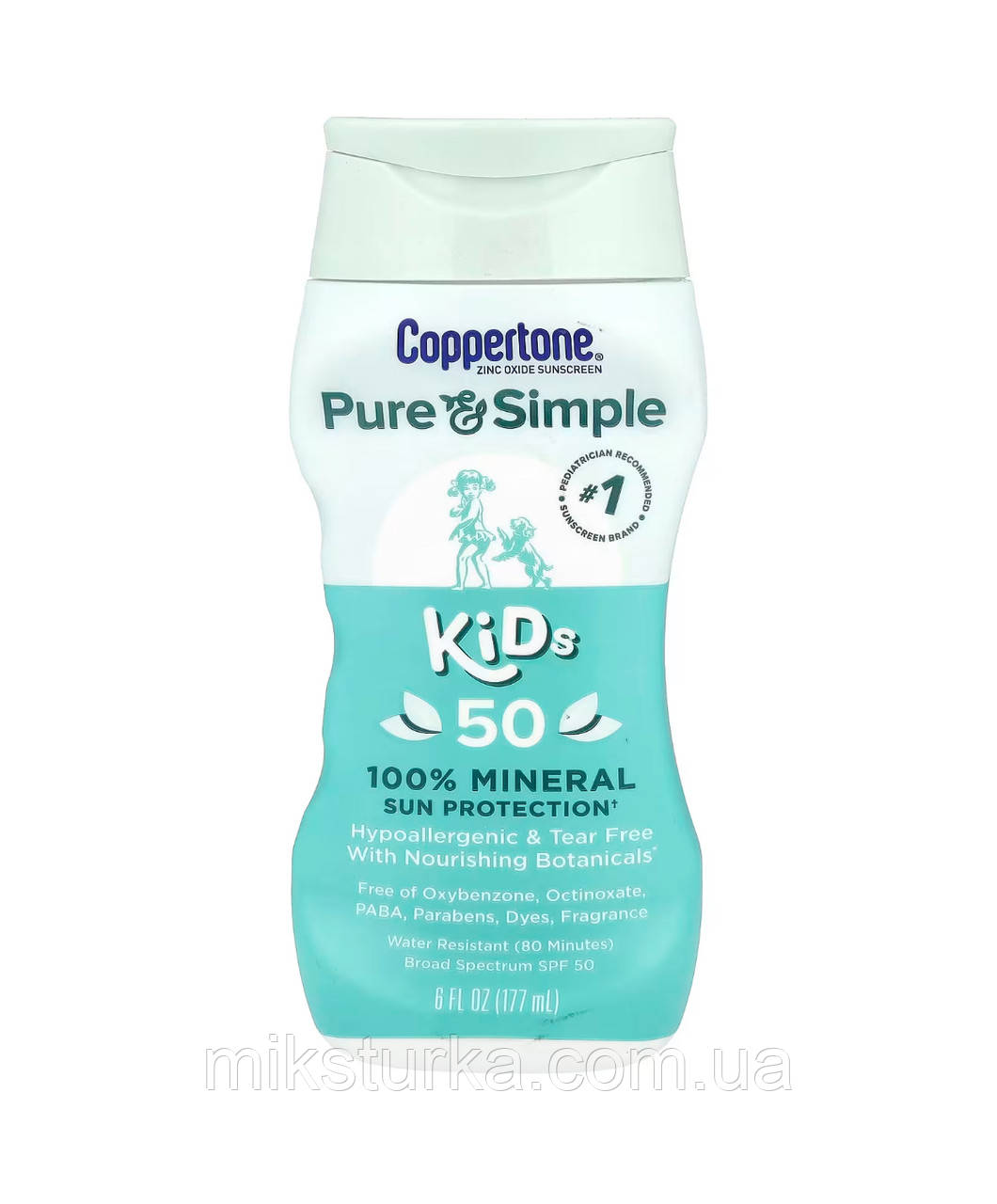 Сонцезахисний дитячий лосьйон з 6 місяців Coppertone SPF 50+, 177 мл