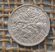 6 пенсiв 1957 року. Велика Британiя