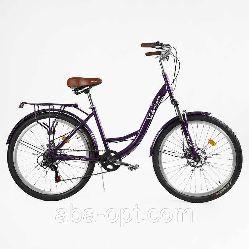 Велоcипед міський Corso «Viola» 26" дюймів VL-26914, фото 1